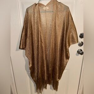 Elegant Gold Poncho
